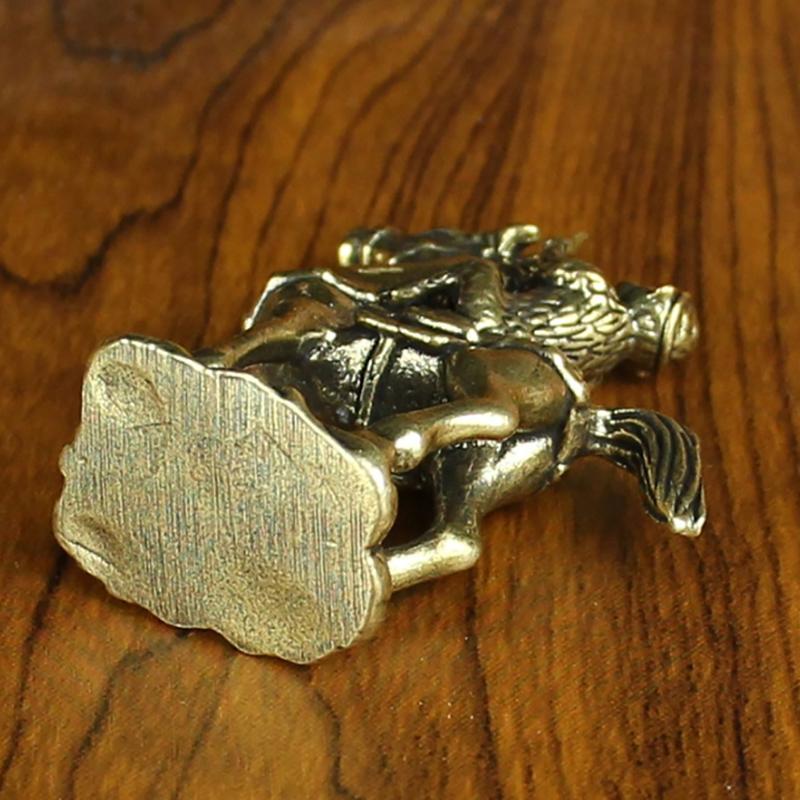 Bronze Horse Desktop Decoration Living Room Tea Table Sculpture Metal Craft Home Decorations Chinese Zodiac Horse Statue