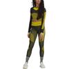 adidas Logo High Waist Fitness Leggings Women Leggings Light-Cyan Gray HG1231