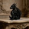 Unique Home Decoration Items 3D Printed Dragon Statue, Winged Figurine, Mythical Creature Creative Desktop Ornaments Sculpture, Office Desk