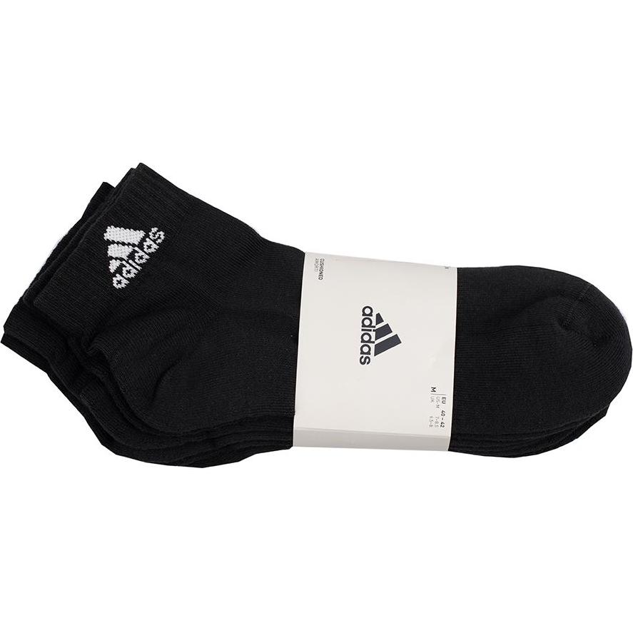 adidas Ankle Socks Unisex 3 Pack Black IC1277