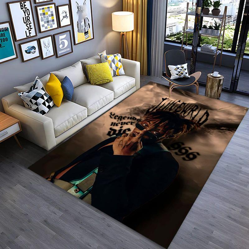Juice Wrld: Legacy Sound Carpet Suitable for All Seasons Living Room and Bedroom Mats Art Bathroom Mat Office Chair Cushion