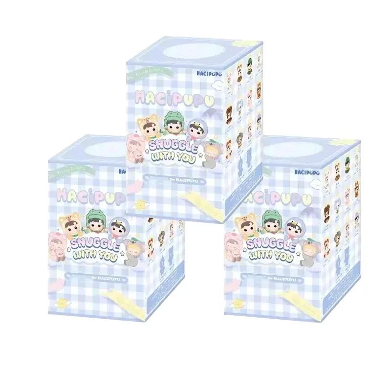 New Genuine Hacipupu Animal Snuggle with You Series Blind Box Vinyl Dolls Kawaii Hacipupu Mystery Box Collection New Year Gift