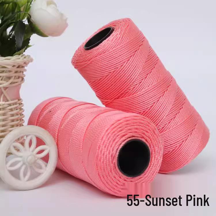 Ice Silk Bright Yarn for Handmade Knitting: Crochet Bags, Hats, Car Seat Cushions, Cup Holders, and Slippers.