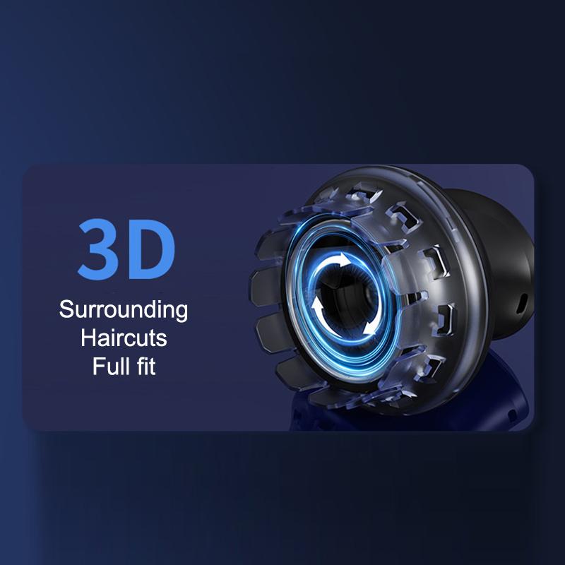 Portable Hair Cutting Devices 360 Degree Hair Clipper Blade Electric Clipper Usb Universal Hair Trimmer Kit With Led Display