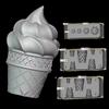 Silicone Ice Cream Cone Molds Candy Toy Molds Candy Food Molds Resin Casting Moulds Perfect Gift for Baking Enthusiasts