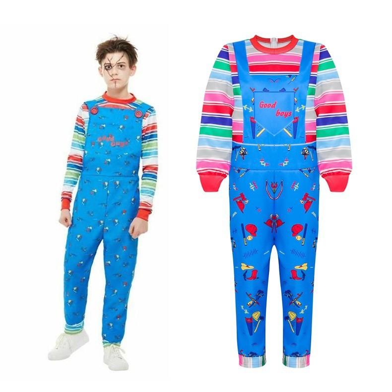 Childs Cosplay Play Costume Halloween Jumpsuits Party Stage Gift Performance