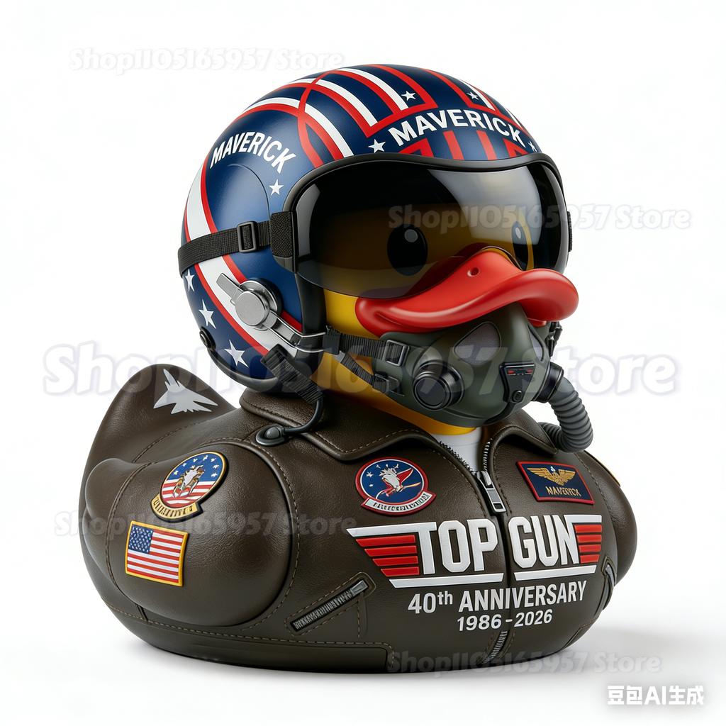 Top Gun 40. Jubiläum Pilot Ente Cosplay Sammlerfigur Filmfan Exklusives Geschenk