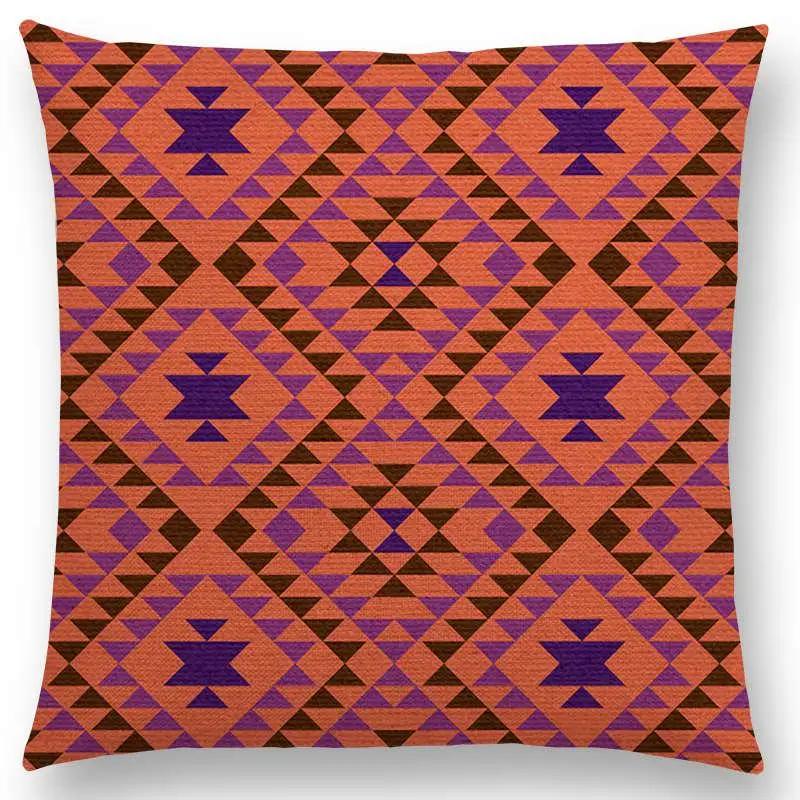 Colorful Geometric Pattern square Cushion Cover Pillow Case Decorative Line/ Throw Pillows Cushions for Home Decor x