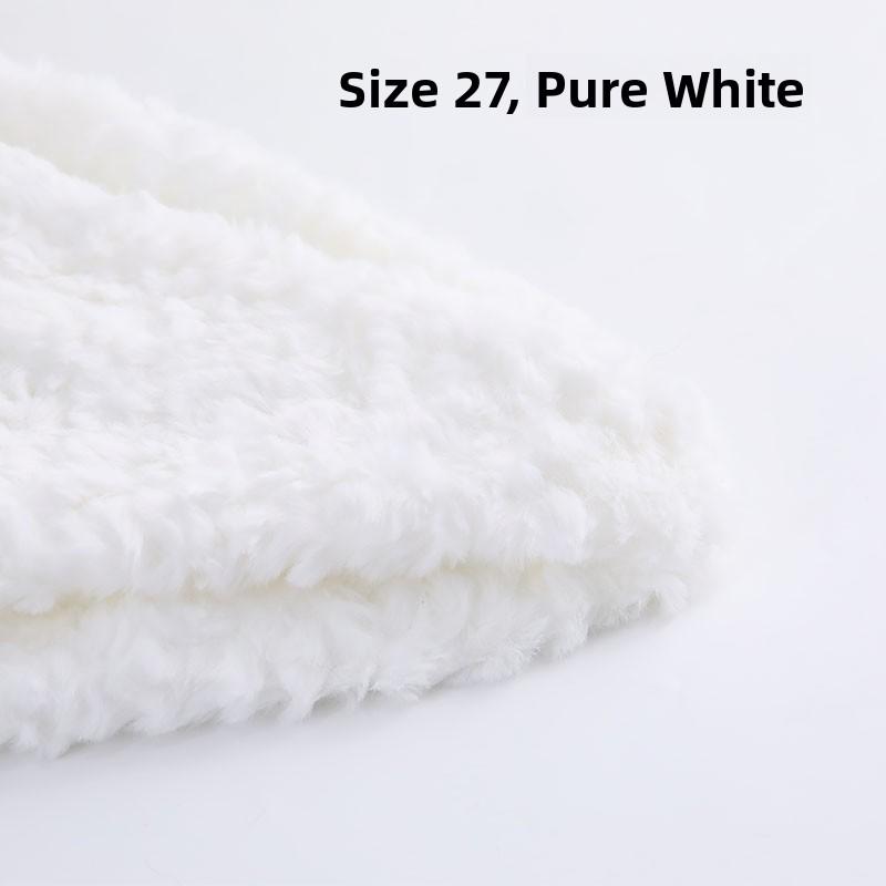 Thickened Rabbit Fur Brushed Cotton Doll DIY Fabric Rose Patterned Fur Collar Clothing Material Home Decor Sponge Pad Fabric