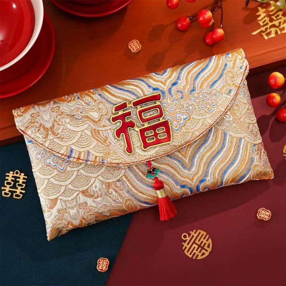 Traditional Wedding Money Pocket Chinese Style Red Packet New Year Red Envelope  Spring Festival
