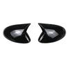 For Alfa Romeo Stelvio 2017- Car Rearview Side Mirror Cover Wing Cap Exterior Sticker Door Rear View Case Trim Carbon Fiber