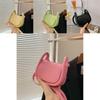 Trendy Mini Crossbody Bag For Kids Stylish Pu Leather Fashionable Saddle Purse For Outings
