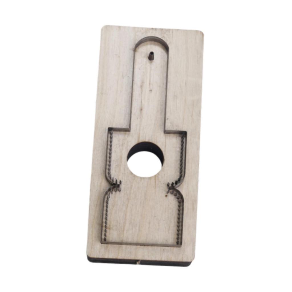 Leather Cut Die Handcraft Cutting Stencil Easy Carrying Leather Plate Knife Die for Tailor Beginner Househld Studio Devices