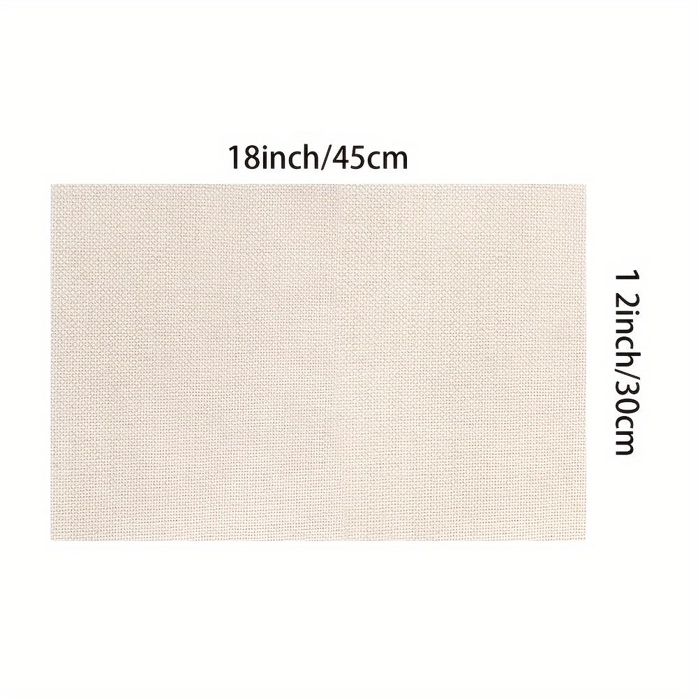 4 PCS Fresh And Simple Grid Patterned Placemats Waterproof And Non Slip Kitchen Dining Table Decoration