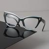 Luxury Cat Eye Frame Eyeglass Women Men Minimalist Transparent Glasses Cool Clear Lens Frame Glasses