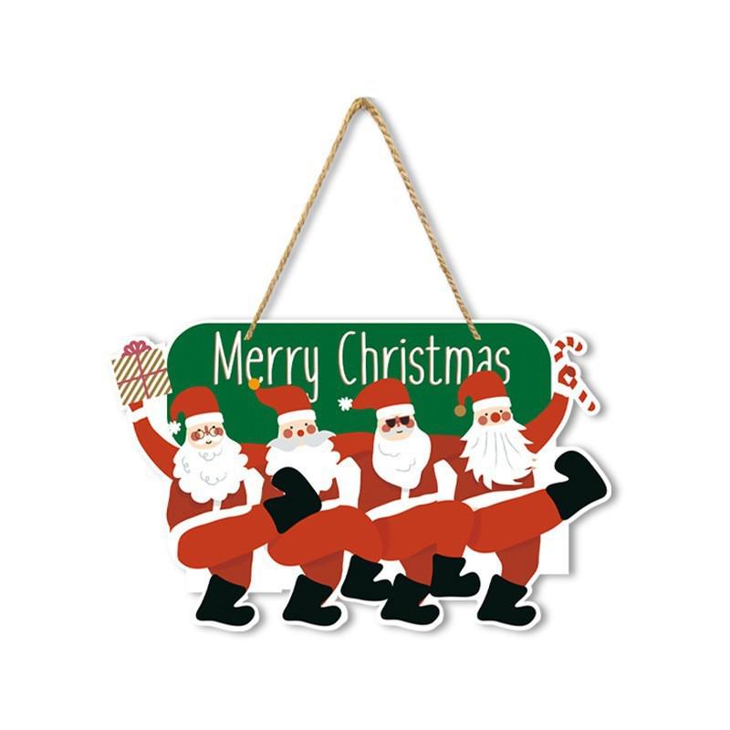 Christmas Banner: MERRY CHRISTMAS Hanging Decoration Flag