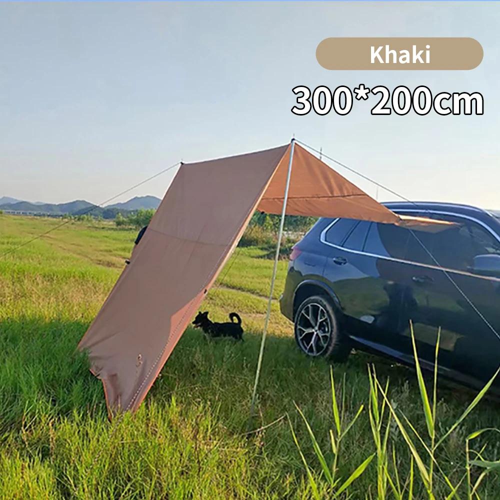 

Outdoor Camping Car Tent Heavy Duty Sun Shade Awning Roof Tent Waterproof Tailgate Canopy for SUV Jeep Sunshade Accessories