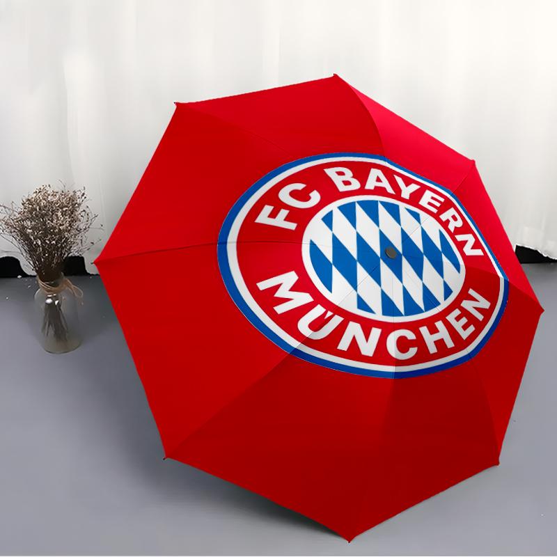 1pc B-Bayern Munich Umbrella, Sun Protection, And UV Shielding. It Has Eight Sturdy Ribs for Outdoor Use And Perfect As a Holiday Gift