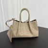 Spring and summer new woven portable shoulder portable tote bag large bag travel bag women's bag