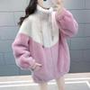 2024 Women's Autumn/Winter Korean Style Slimming Lambswool Coat