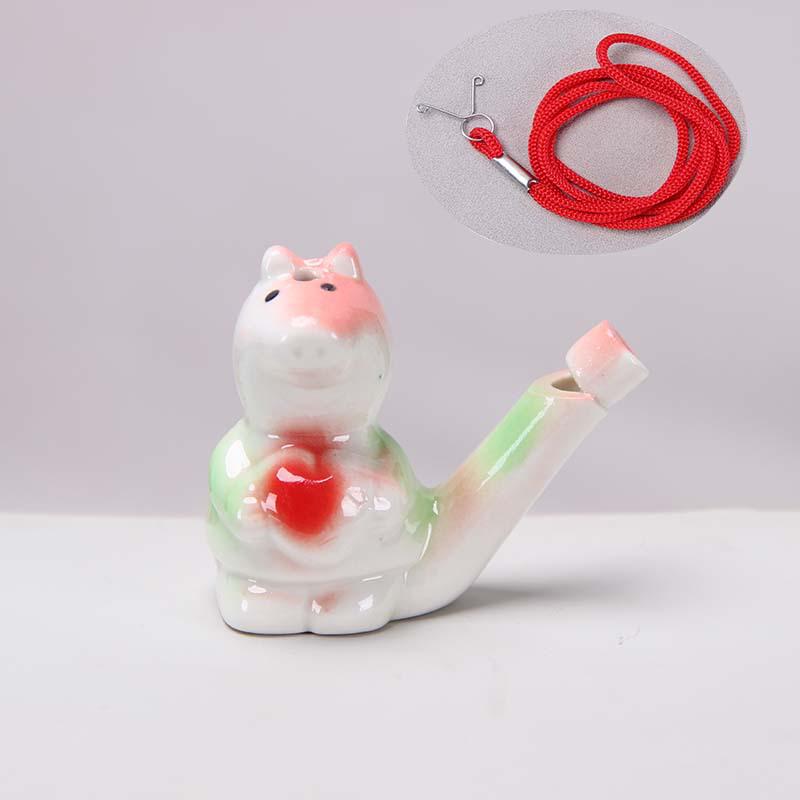 

Детская керамическая свистулька-птичка, окарина - популярное туристическое ремесло