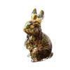 Resin Crystal Bunny Figurine With Elegant Modern Design For Desk Decor