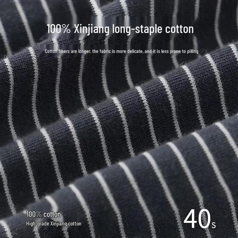 LANGSHA Men's Pure Cotton Loose Boxer Briefs