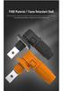Black and Orange Angled Plug Socket; Positive/Negative Pole Energy Storage Connector; Threaded Hole; 70A-120A Current Capacity