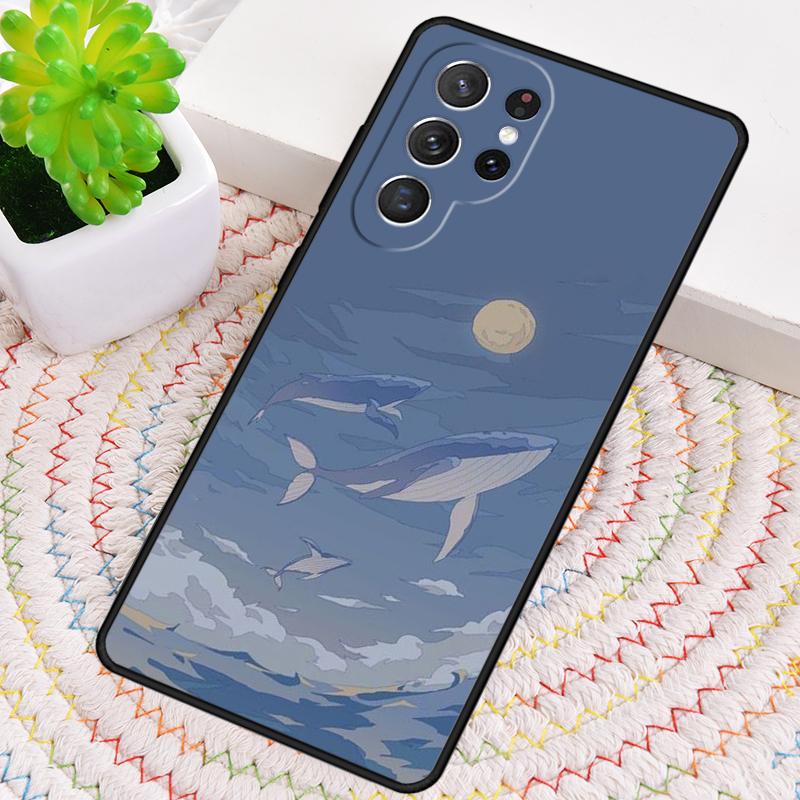 

Orcas Killer Whales soft Silicone Phone Case For Samsung Galaxy note 10 pro S26 S25 S24 S23 S22 S21 Plus S25Ultra Capa Cover Galaxy S20 Ultra 5G