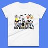 The Boys Of Fall Halloween Disney Mickey Mouse & Friends Horror Movie Characters Womens Tee T Shirt Mens Tops Unisex Top