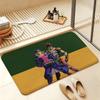 JoJo J-Jotaro Kujo Soft Comfortable Short Plush Rug Carpet mat Anti‑Slip Floor Mat Machine Washable Home Decor