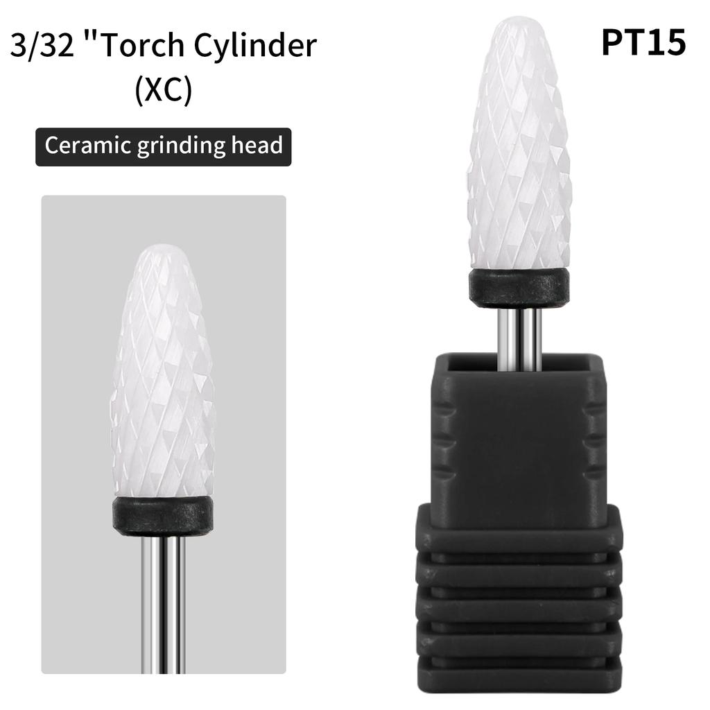 25 Types Ceramic Milling Cutter Nail Drill Bit Electric Manicure Pedicure Mill Bits Machine Files Nail Art Tools Equipment