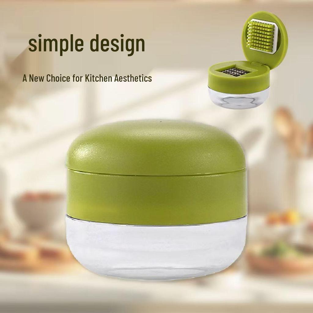 Compact Garlic Masher: Efficient Garlic Press & Paste Crusher, Portable Kitchen Tool, Pepper Presser