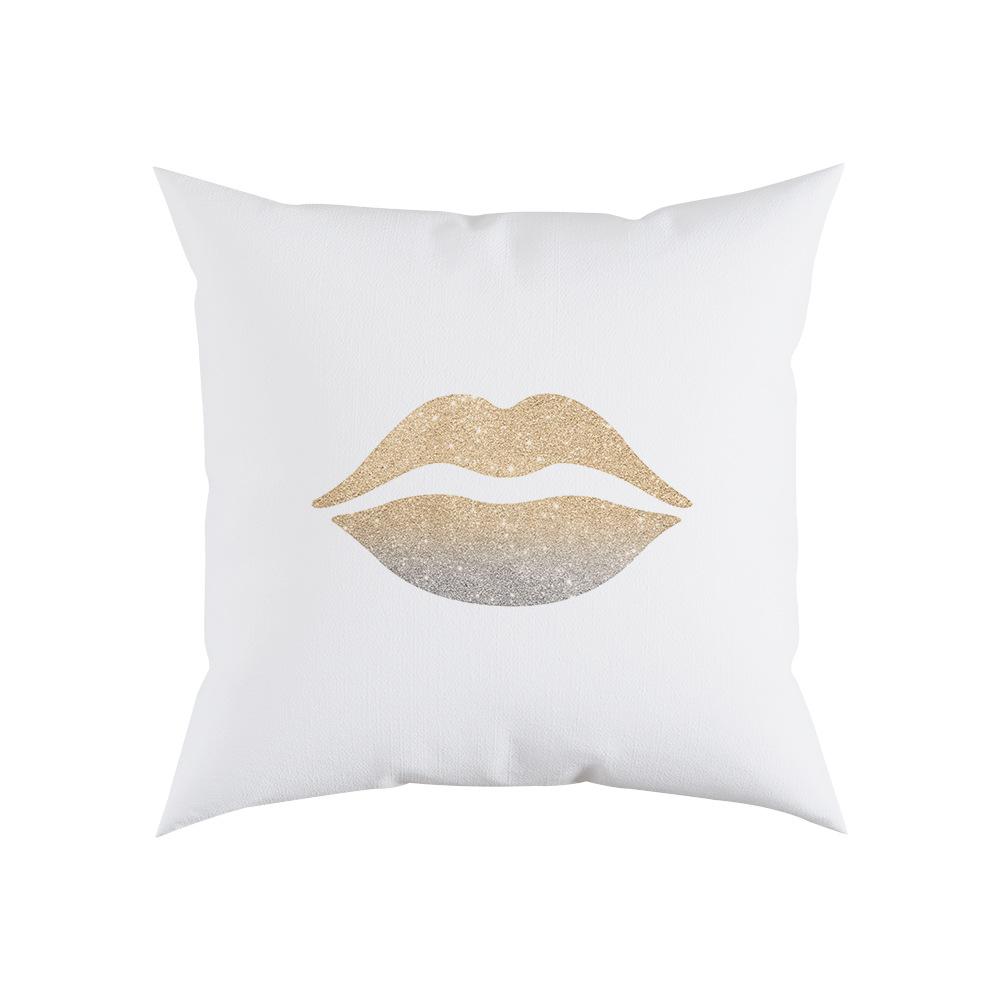 New Product Pillow Ins Nordic Style Double-sided Solid Color Plush Pillow Cover Sofa Cushion Cover