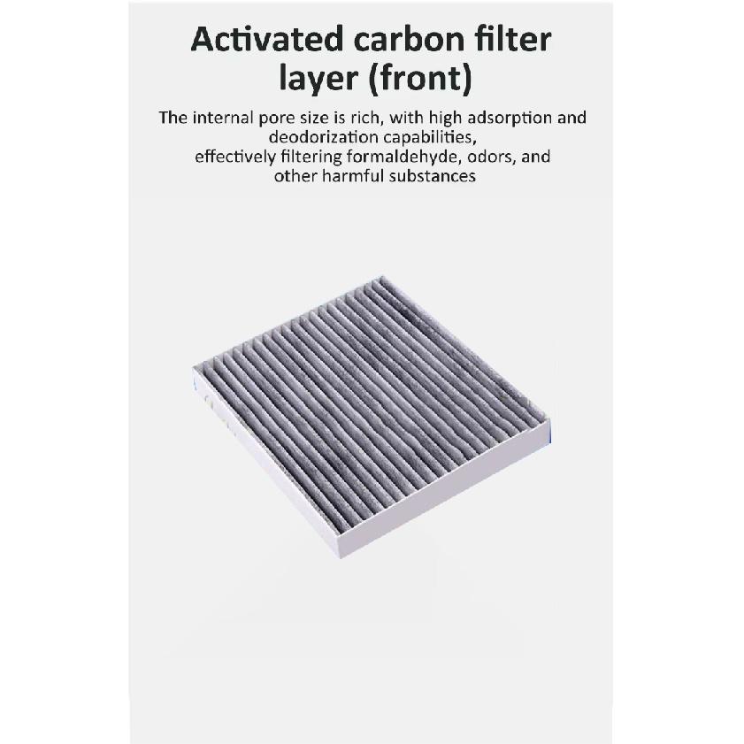 Auto Activated Carbon Cabin Filter For Leapmotor C10 2024-2026 Air Conditioning Filter Front Grille Filters Remove Odor Parts