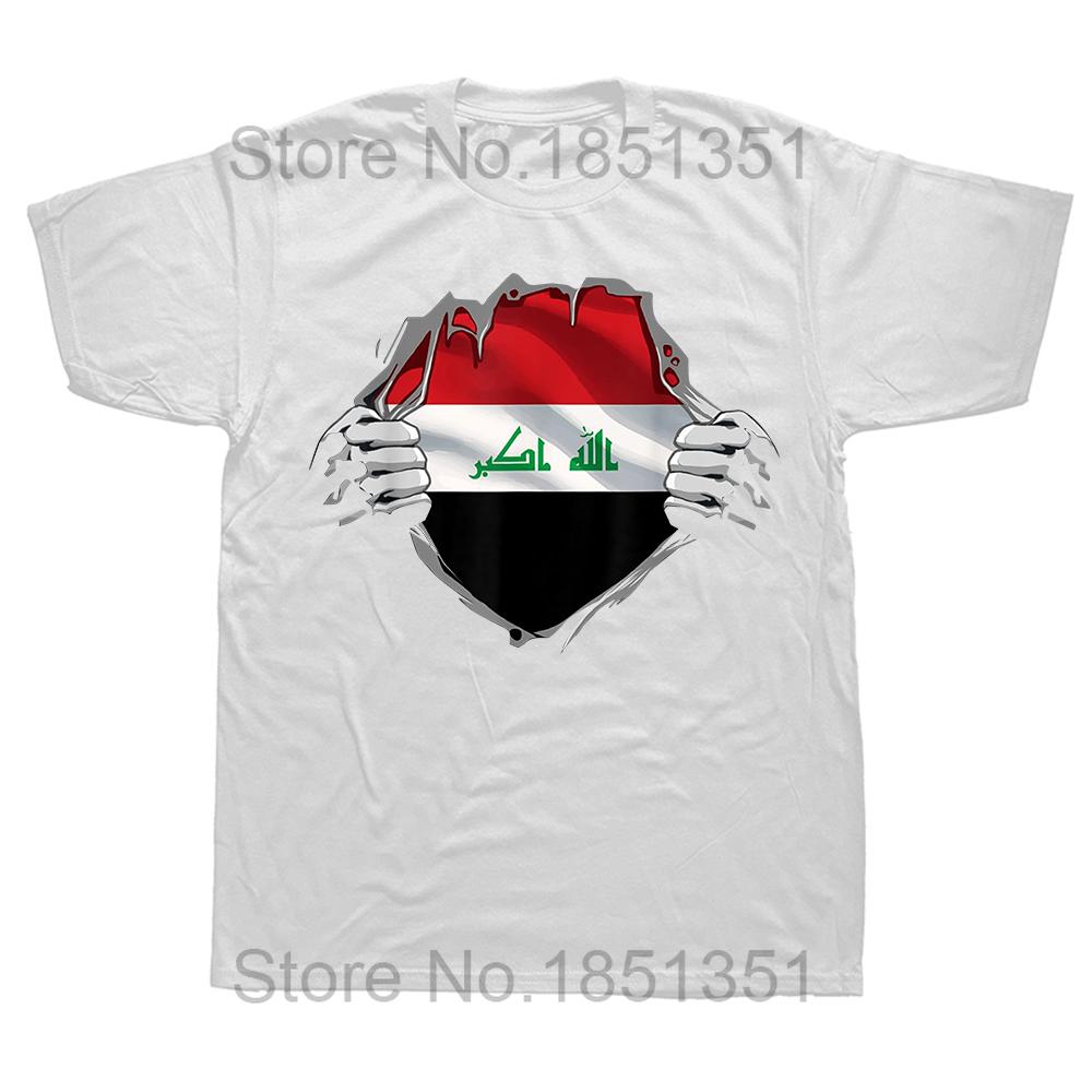 Lustige Irakische Irak Mädchen Frau Flagge T-Shirts Sommer Tee Tops Rundhals Kurzarm Mode T-Shirt Kleidung Lässig Basic T-Shirts