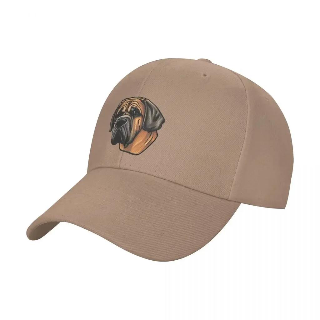 English Mastiff Portrait for Dog Lovers Baseball Cap Mountaineering custom Hat derby hat sun caps Women Hats Men's