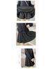 Women's Coffee Pleated A-Line Short Skirt - High-Waist, Slimming, Anti-Exposure Academic Style for Autumn 2025.