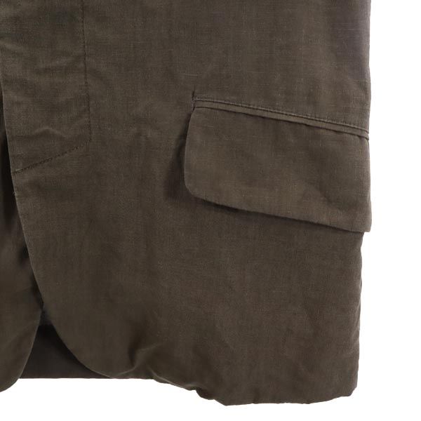 Y's linen Jacket 2 khaki shirt Women Used