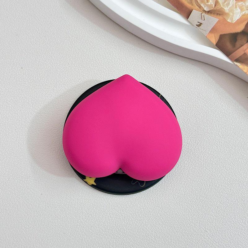 Korean 3D Silver Floral Magnetic Phone Holder for MagSafe - Strong Desktop Grip