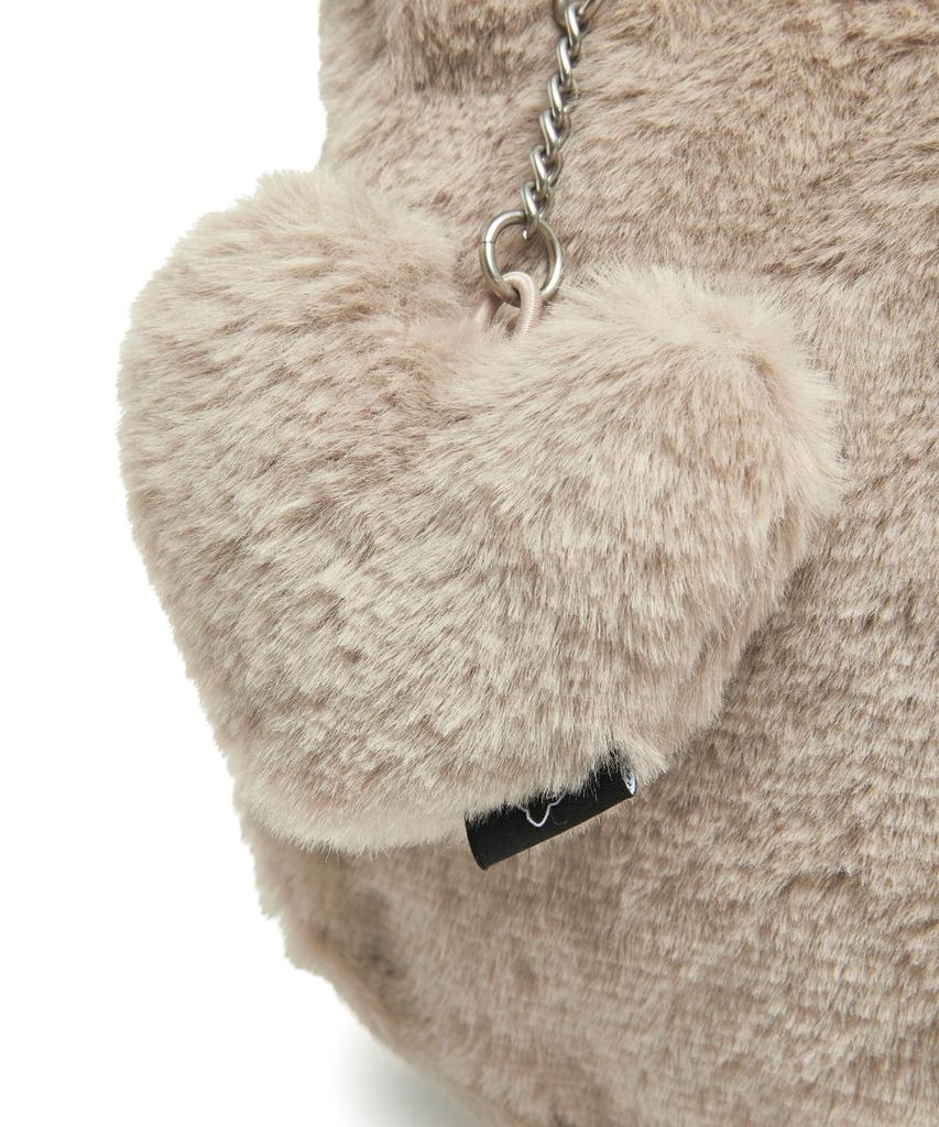 Mark Gonzales Women'S Club Fluffy Handbag - Mocha