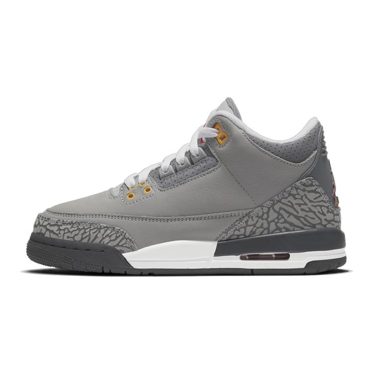 Jordan 3 Retro Cool Grey 2021 GS 398614-012 36.5
