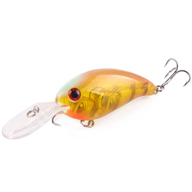 Luya Bait Rock Little Fat Man 18 Color Bronzing External Laser 10cm/13.6g Simulation Fake Bait Hard Bait Fishing Gear