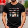 Cassette Tape T-Shirt Vintage Old Mix Tape Printed Fathers Day Gift Mens Tee Top