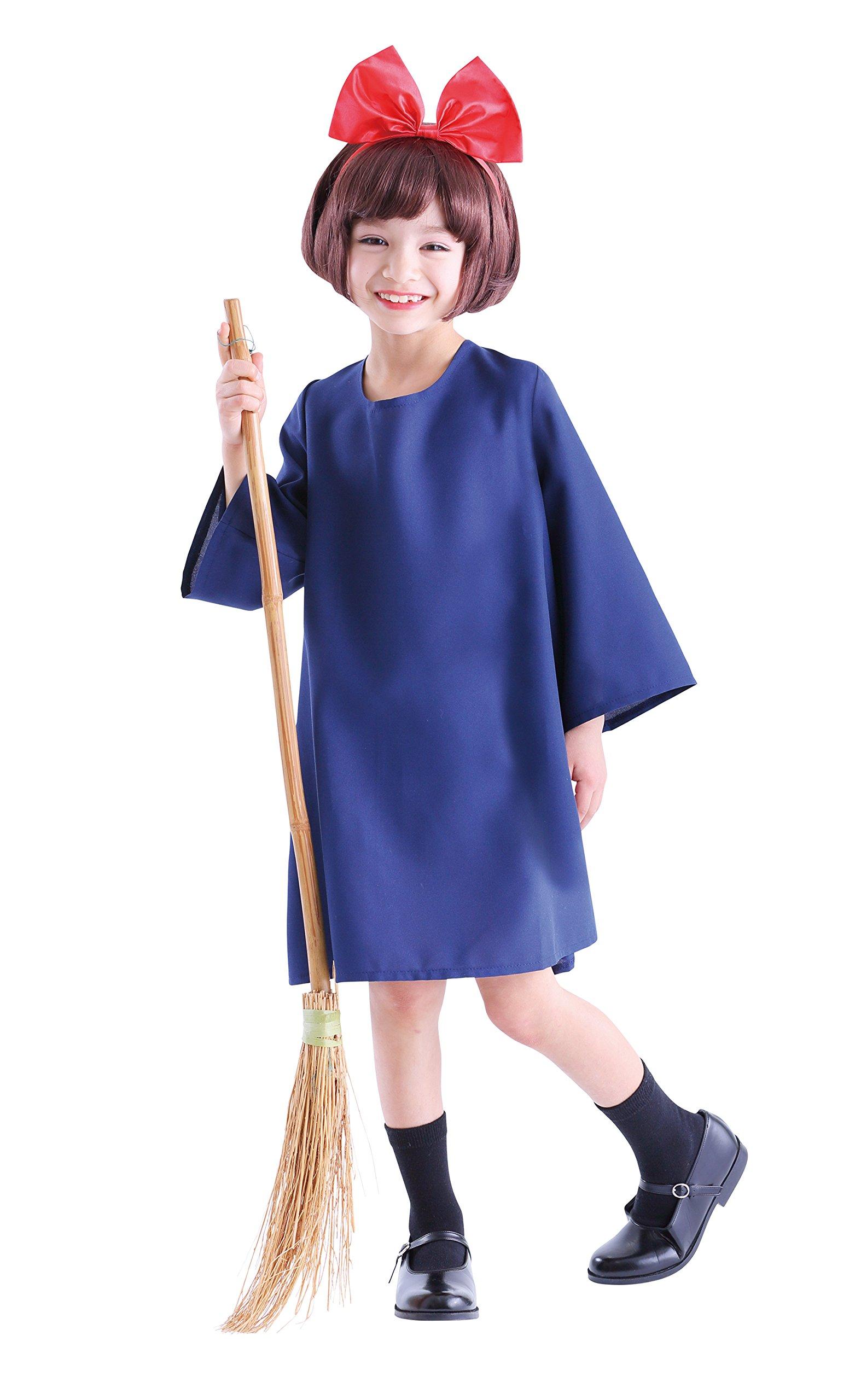 Clearstone Halloween Witch Delivery Girl Costume (120cm, Navy)