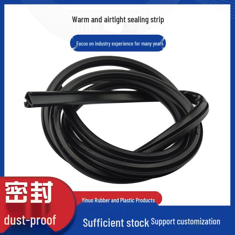 UPVC Inåtgående/Utåtgående Tätningslist för Dörr- och Fönsterkarmar - Vit Båge, Värmebevarande.