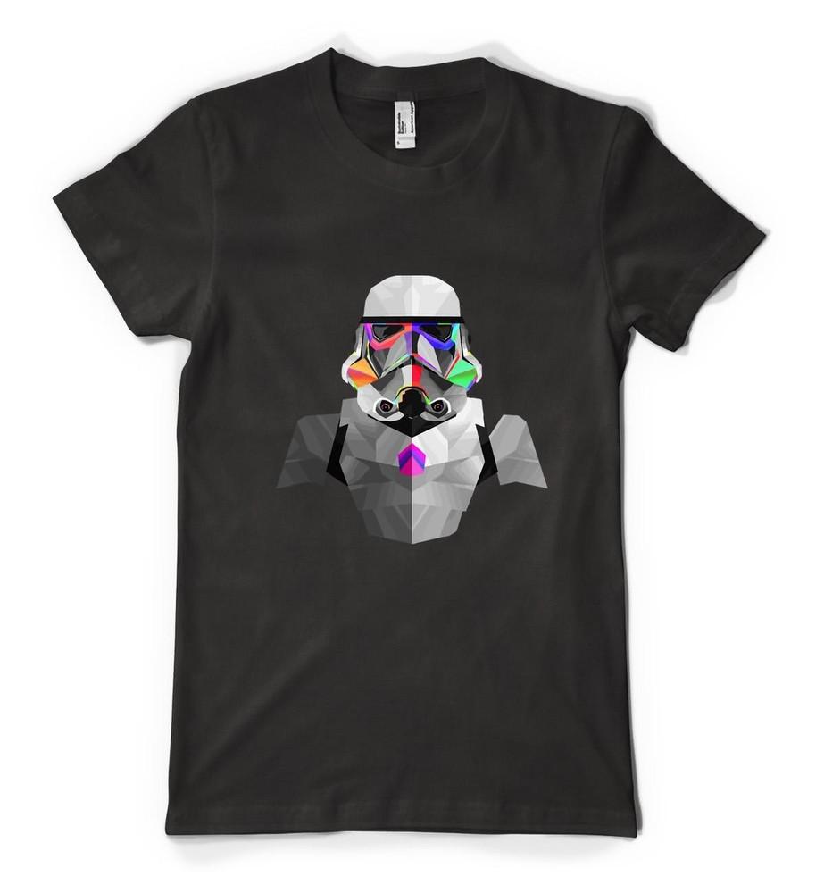 

Personalised Star Empire Wars Storm Trooper Rainbow Jedi Adult And Kids T-shirt XL