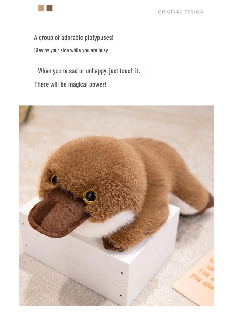 Cross-Border Platypus Plush Toy - Soft Pillow & Backrest for Kids