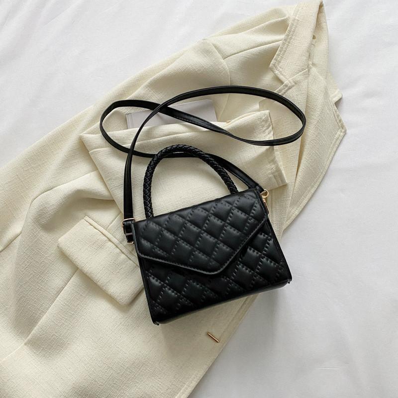 Stylish Retro Small Women s Bag Spring 2023 Trendy Fashion Shoulder Crossbody чёрный