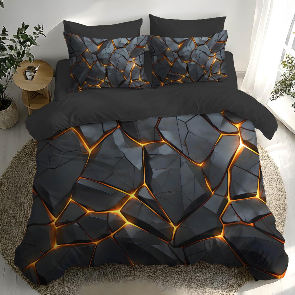3D Digital Printed Super Soft Brushed Quilt Cover Set With 2 Pillowcases For Bedrooms And Els King Size Queen Size Full Size